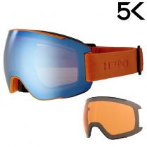 Маска Head MAGNIFY 5K blue/orange с дополнительной линзой S1+S3 (ночь, солнце)