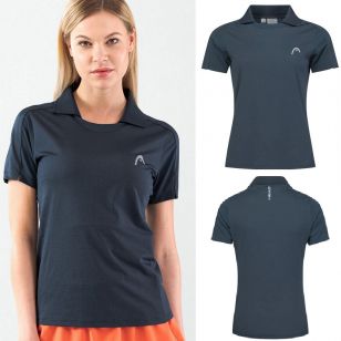 Head PADEL Tech Polo Shirt Women NV - 38/40 (М)