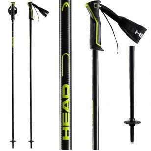 Палки горнолыжные Head FRONTSIDE anthracite/yellow - 120 см