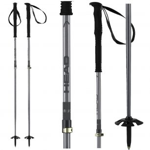 Палки горнолыжные Head CRUX Aluminum - регулируется от 105 до 140 см