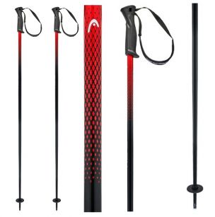 Палки горнолыжные Head FRONTSIDE black red - 110 см