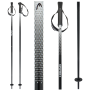 Палки горнолыжные Head FRONTSIDE black grey - 110 см