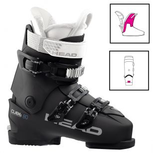 Горнолыжные ботинки Head CUBE 3 80 W black - 25.5 см (Eur. 39,5 - 40)