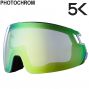 Встроенная маска для шлема Head RADAR / RACHEL LENS 5K PHOTO green - XS/S (52-55 см)