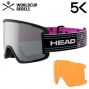 Маска Head CONTEX PRO 5K RACE VIS RACE chrome/VIS с дополнительной линзой S1+S2 (ночь, день) - размер М