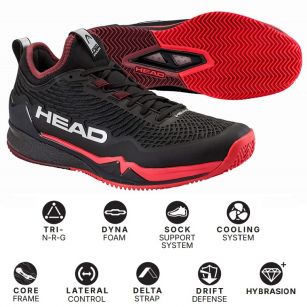 HEAD ENDURE Pro Clay Men BKRD - 32 см (Eur. 48.5)